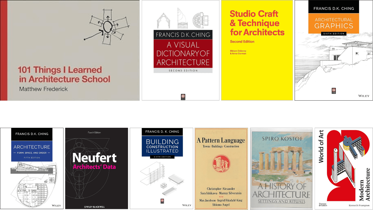 Books for Architecture Students & Professionals