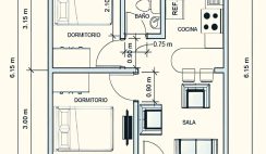 House Floor Plan Overall Layout and Dimensions