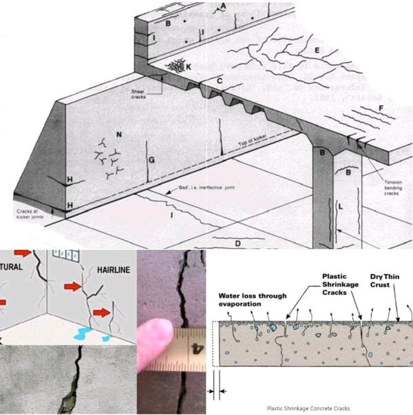 The Different Types of Cracks in RCC Beams